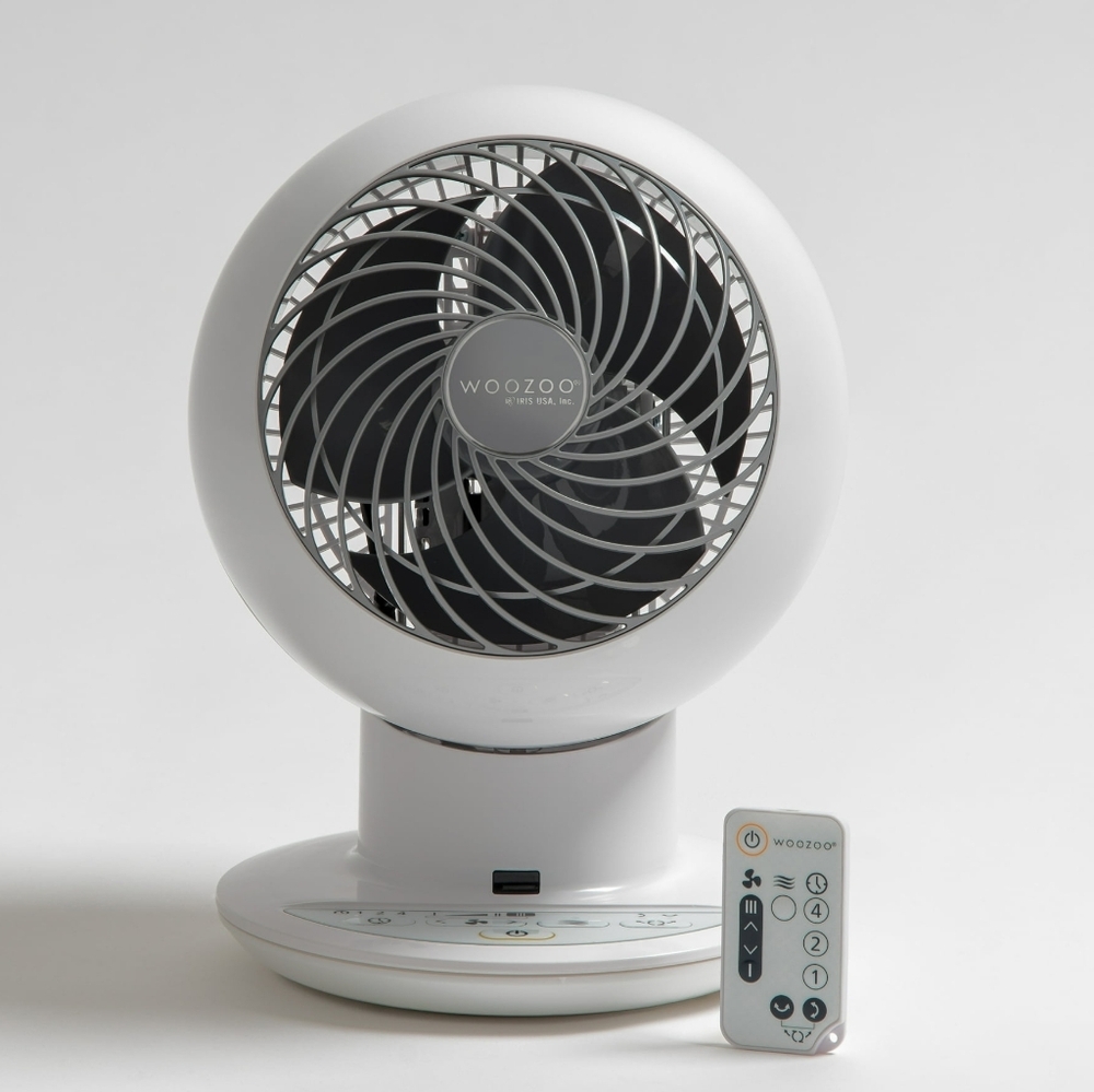 IRIS WOOZOO Fan with Remote, Oscillating Fan